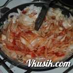 Шаг 3 (Кулинарный рецепт с фото - Солянка  с сосисками)