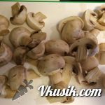 Шаг 1 (Кулинарный рецепт с фото - Шашлычки из шампиньонов, яблок и чернослива)