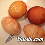 Шаг 19 (Кулинарный рецепт с фото - Красим яйца луковой шелухой )