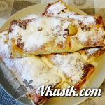 Шаг 8 (Кулинарный рецепт с фото - Быстрый яблочный рулет)