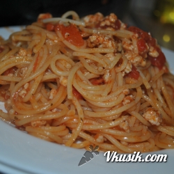 Фото рецепта - Паста Болоньезе