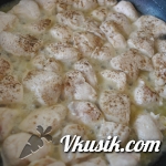 Шаг 4 (Кулинарный рецепт с фото - Куриное филе в сливках)