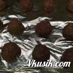 Шаг 2 (Кулинарный рецепт с фото - Говяжьи котлетки в духовке с гарниром из фунчозы)
