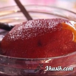 Фото рецепта - Груша в вине