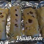 Шаг 7 (Кулинарный рецепт с фото - Быстрый яблочный рулет)