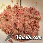 Шаг 1 (Кулинарный рецепт с фото - Говяжьи котлетки в духовке с гарниром из фунчозы)